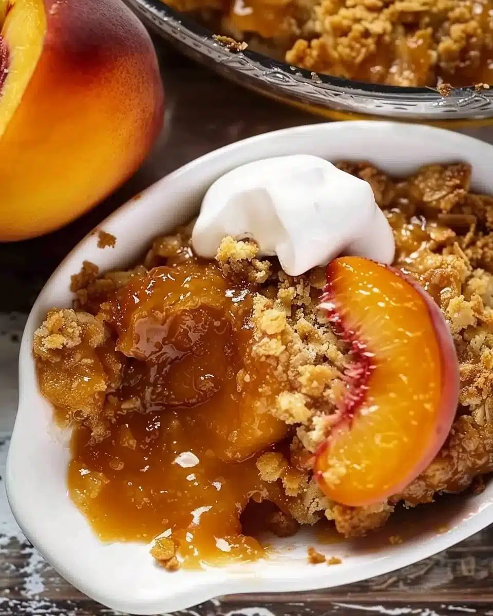 Peach Crisp 6 Peach Crisp