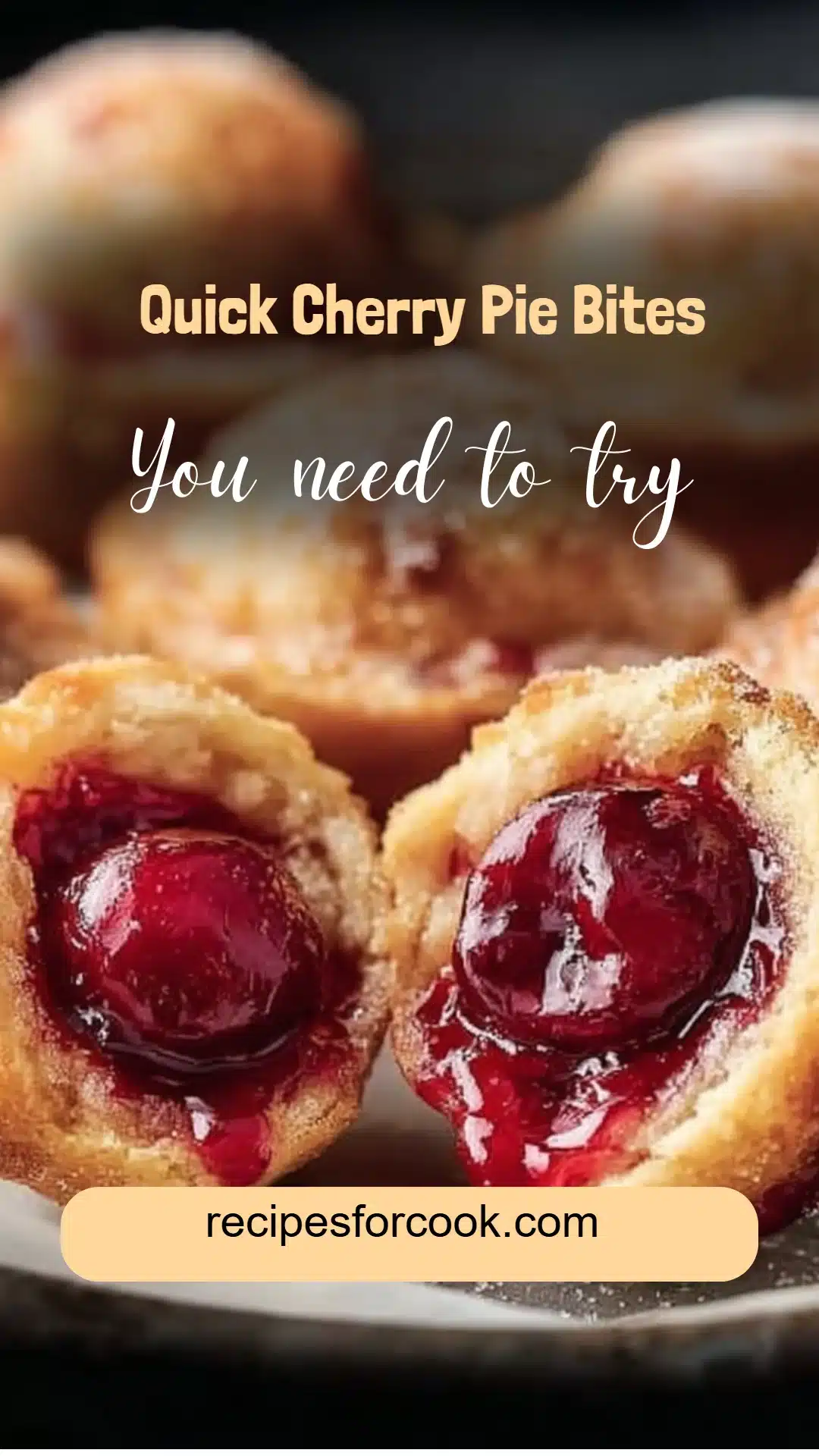 Quick Cherry Pie Bites 5 Quick Cherry Pie Bites