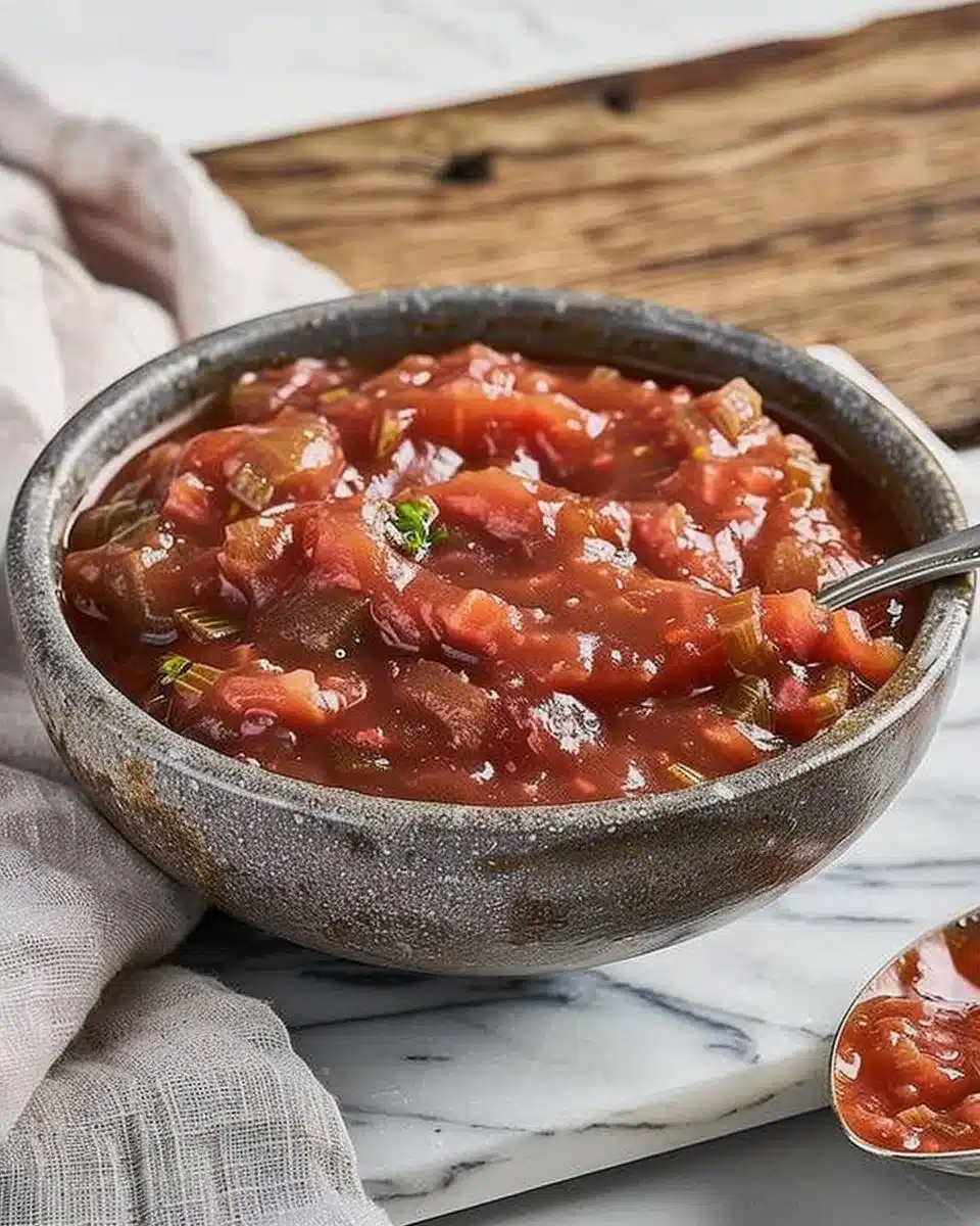 Rhubarb Chutney 6 Rhubarb Chutney