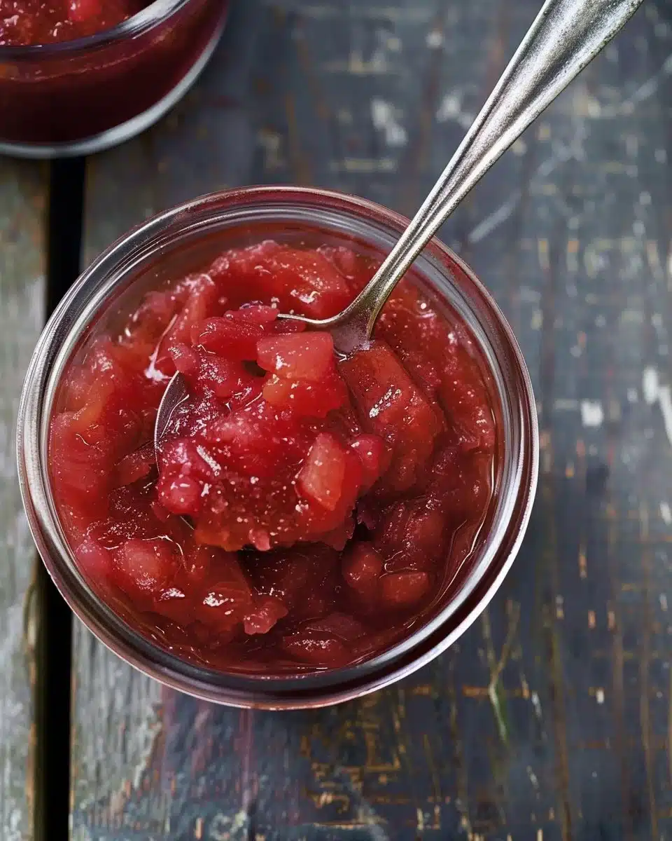 Rhubarb Compote 6 Rhubarb Compote