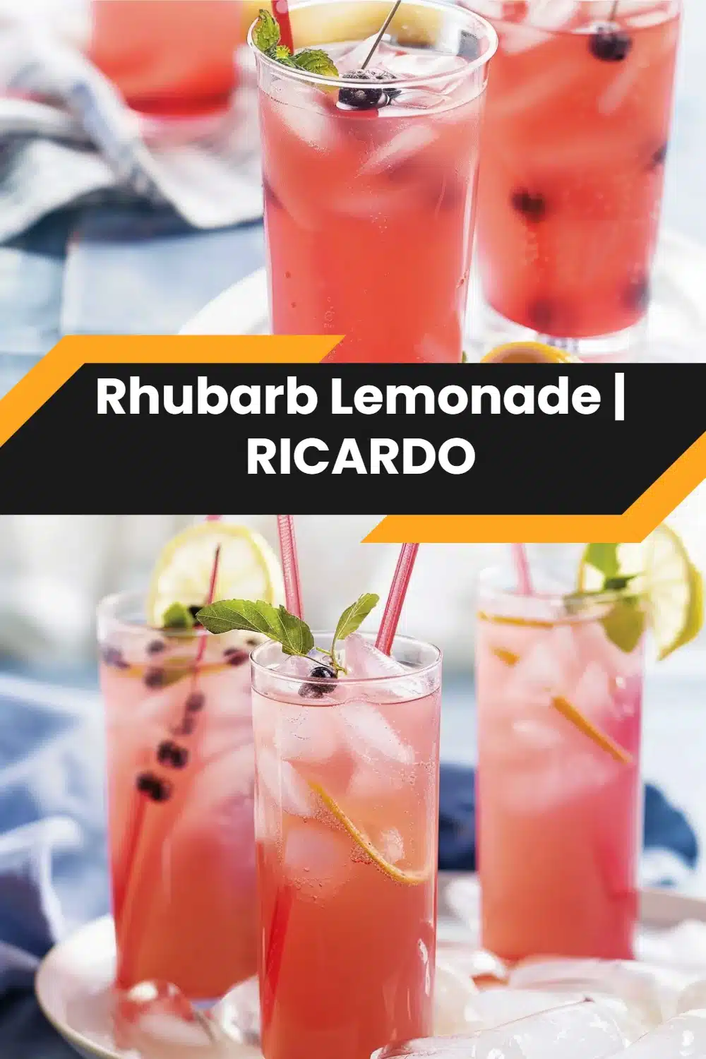 Rhubarb Lemonade | RICARDO 5 Rhubarb Lemonade | RICARDO