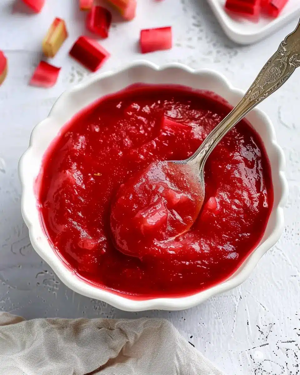 Rhubarb Sauce 6 Rhubarb Sauce