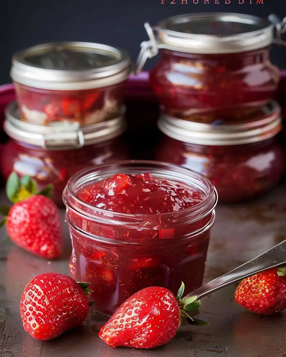 Strawberry Rhubarb Jam 5 Strawberry Rhubarb Jam