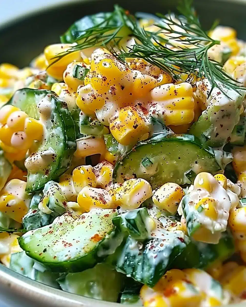 Street Corn and Cucumber Salad 6 Street Corn and Cucumber Salad
