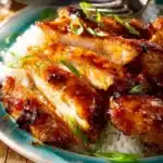 This easy sweet and savory Glazed Apricot Chicken dinner is so packed with flavors, ready i… | Apricot chicken recipes, Easy chicken recipes, Chicken dinner recipes 12 Delicious Glazed Apricot Chicken served on a plate with garnishes.