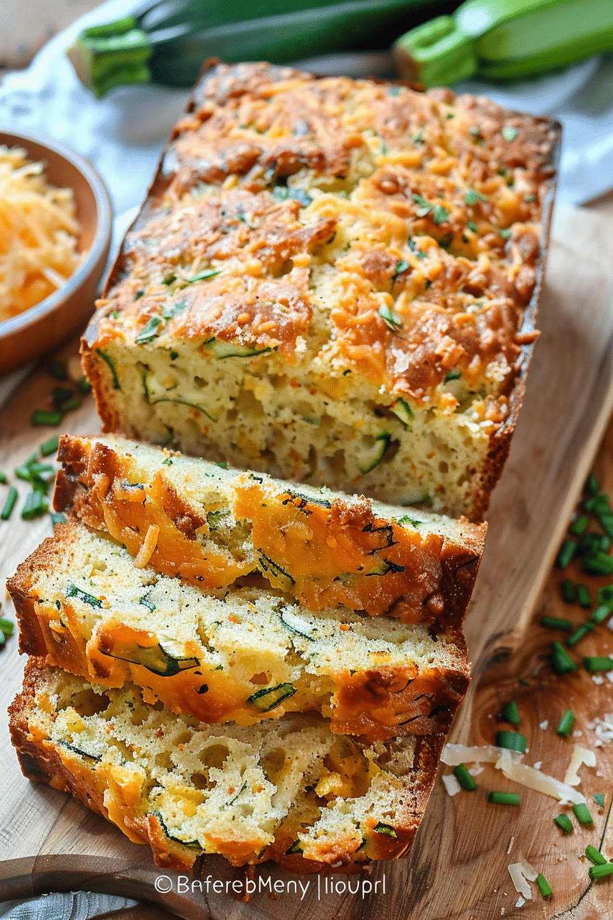 Zucchini Cheddar Cheese Herb Beer Bread 5 image 1777681984882