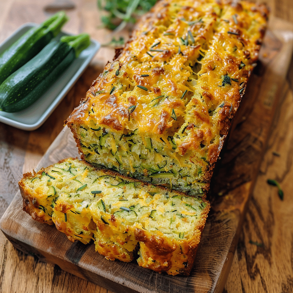 Ultimate Guide to Zucchini Bread: 20 Must-Try Creative, Moist & Healthy Recipes for Every Taste 6 Green Onion Zucchini Cheddar Quick Bread