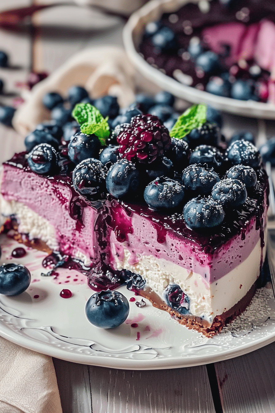 No-Bake Blueberry Cheesecake Recipe 5 image 1777892466012