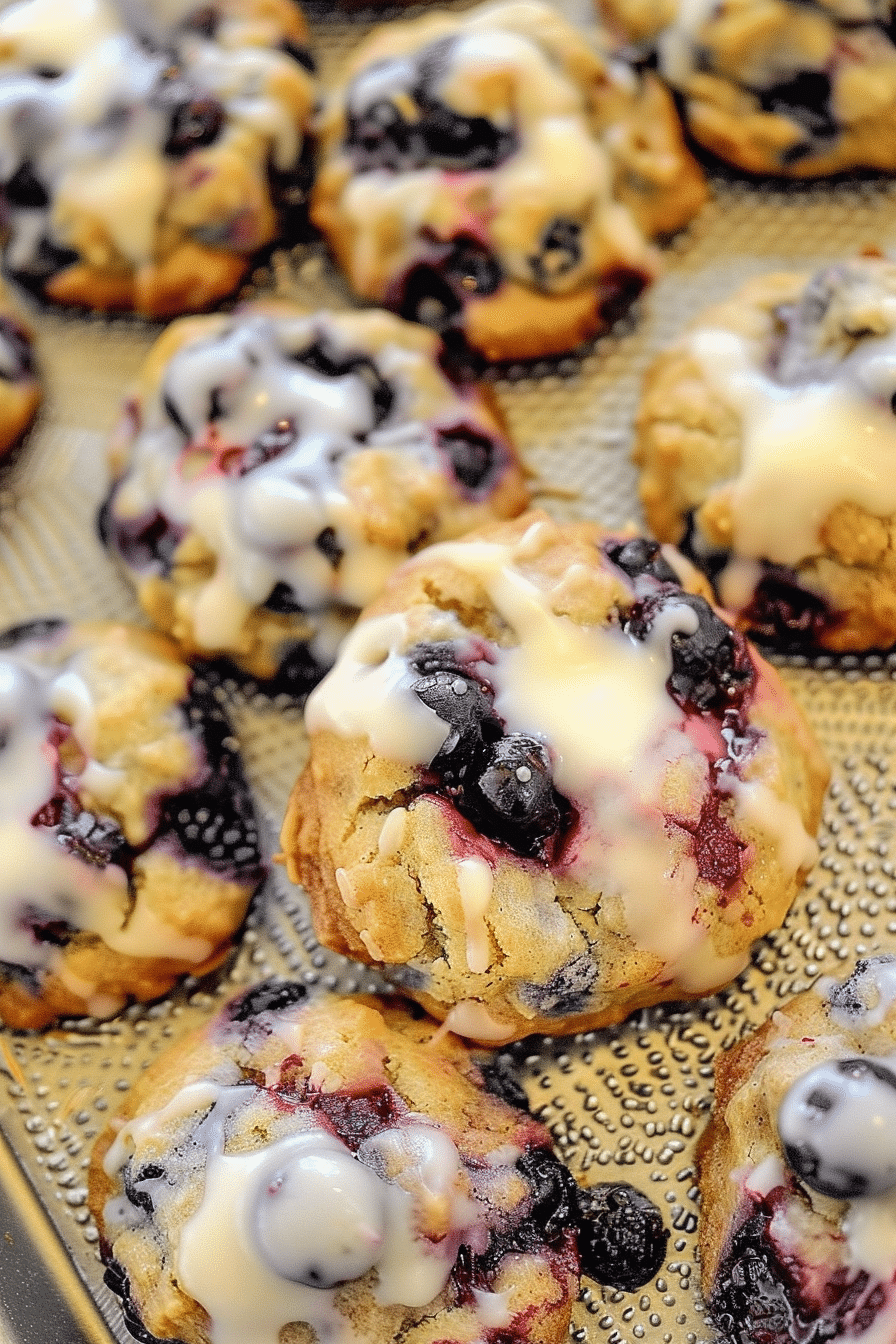 Blueberry Muffin Cookies with Sprinkle Glaze 5 image 1777892725508