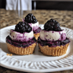 Two-Bite Huckleberry Cheesecakes 32 Two-Bite Huckleberry Cheesecakes