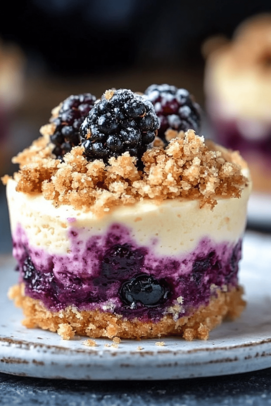 Huckleberry Crumble Mini Cheesecakes: A Flavorful Twist 5 image 1778635454117