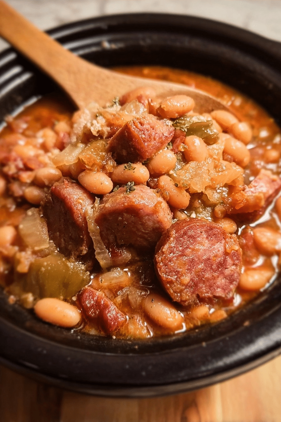 Southern Crock Pot Pinto Beans With Sausage 4 image 1778860797163