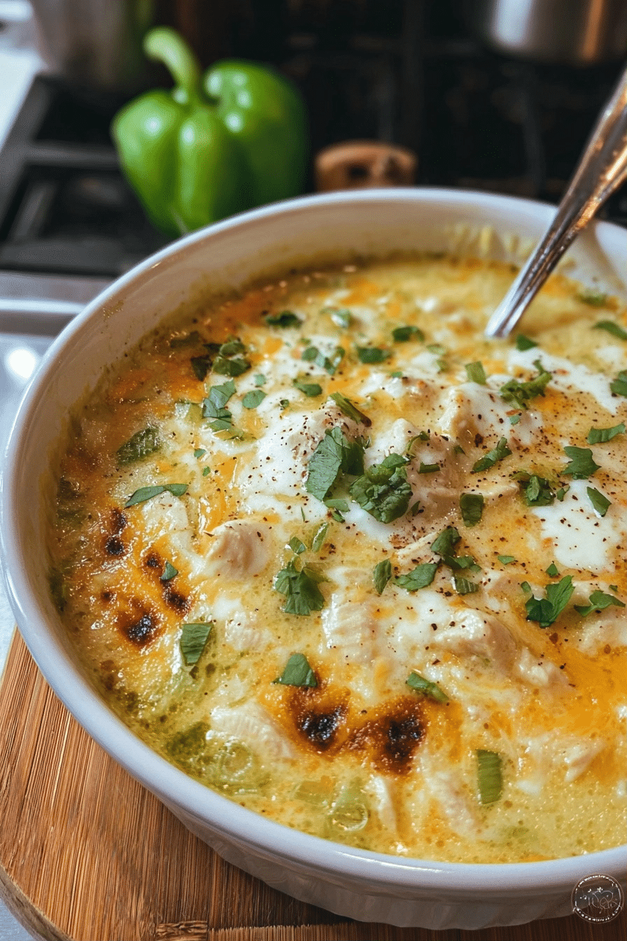 Creamy Green Enchiladas Chicken Soup 5 image 1778860871118