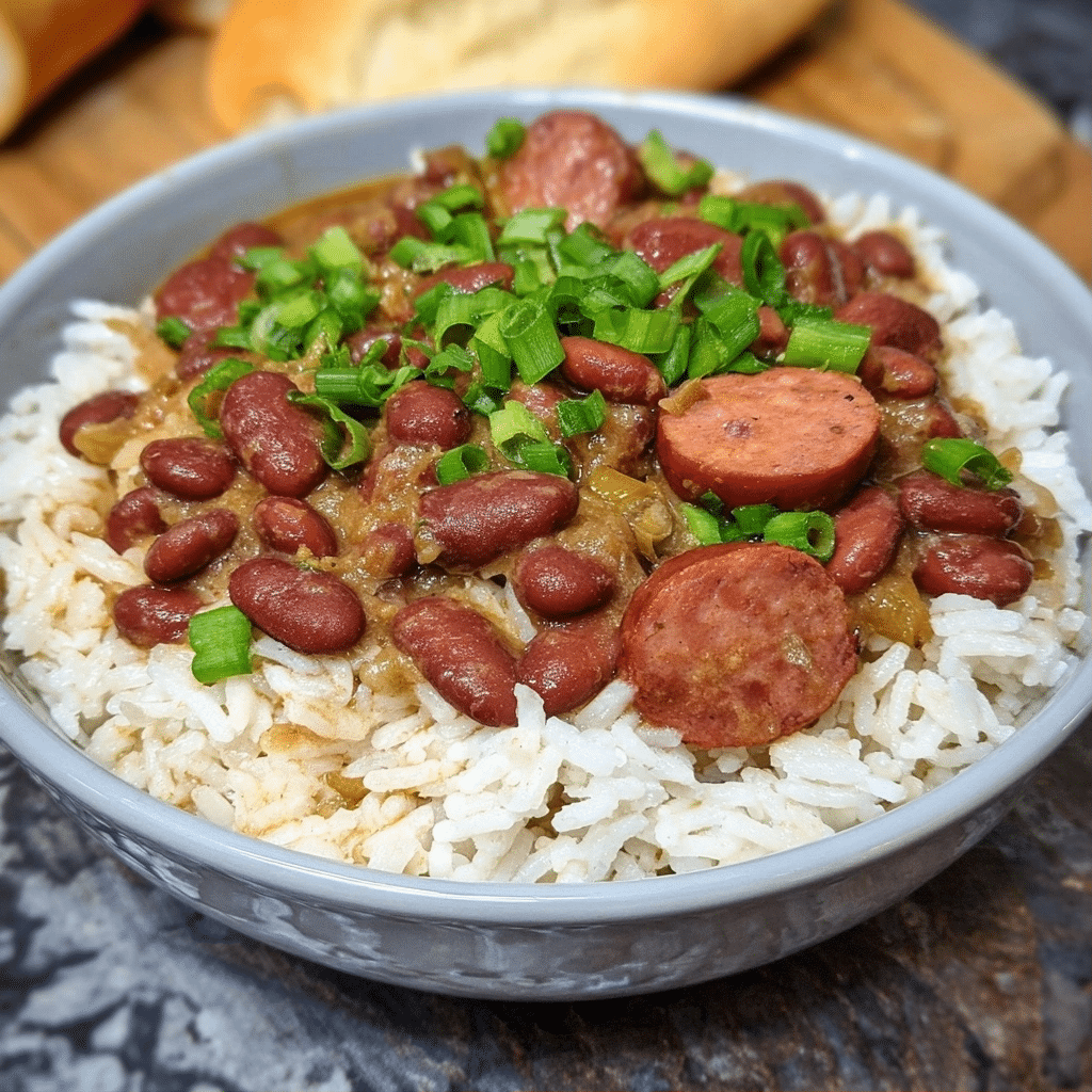 Slow Cooker Cajun Red Beans and Rice