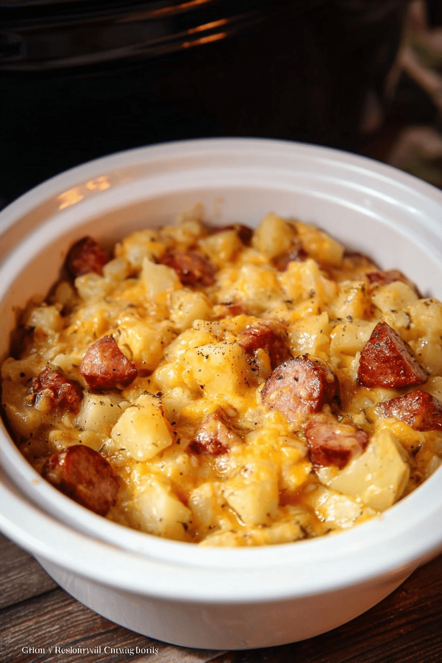 Slow Cooker Sausage and Potato Casserole Recipe 5 image 1778861622082